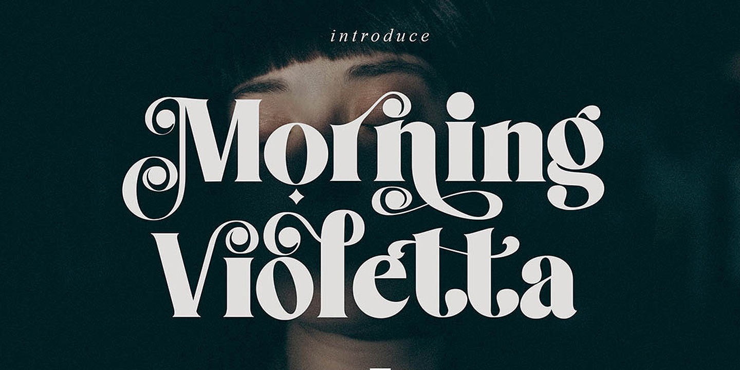 Example font Morning Violetta #1
